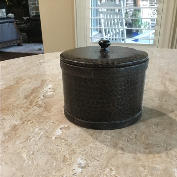 Other - Dark Brown Animal Print Trinket Box (GUC)